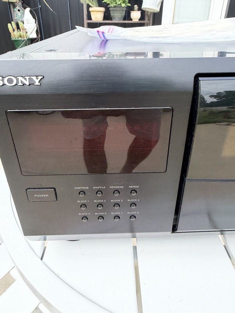 SONY CDP-CX200 Compact Disk MEGA STORAGE 200 CD PLAYER REMOTE MANUAL TESTED