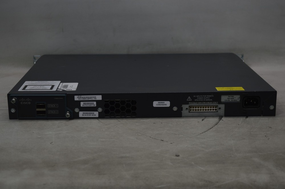 Cisco Systems C2960S-48FPD-L V04 Network Switch