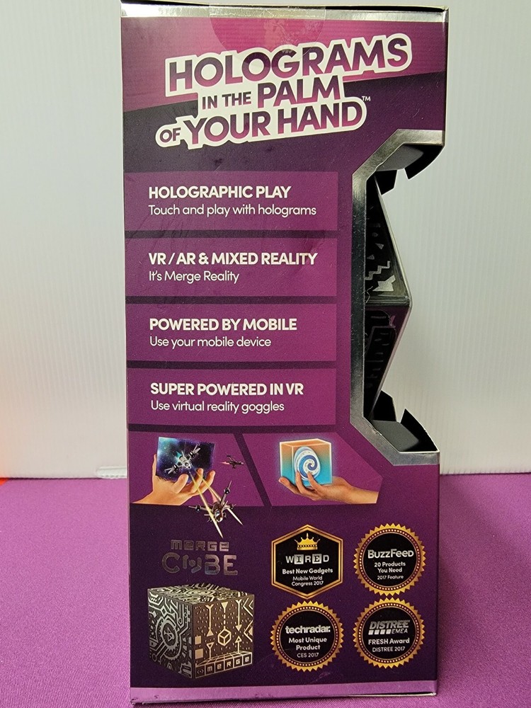 Merge Cube Handheld AR/VR Holograms Holographic Android & Apple *CCGHouse*