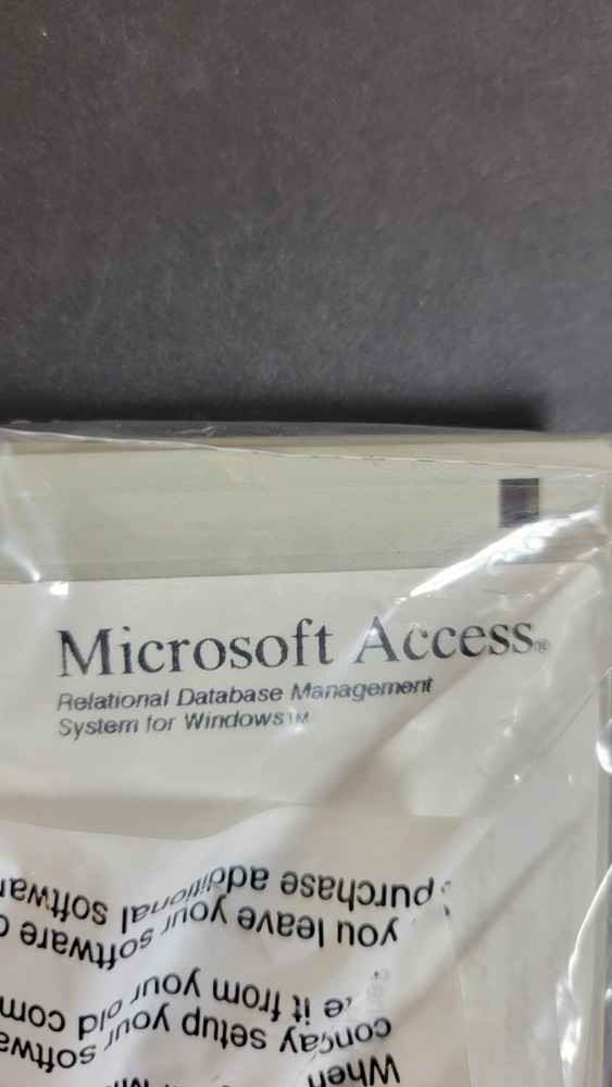 Microsoft Access for Windows Relational Database System 3.5" Floppy Disk Set...