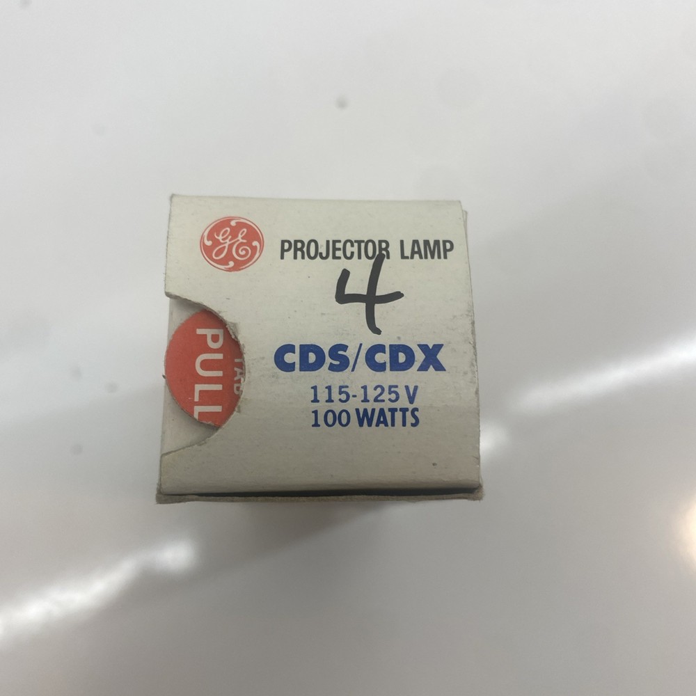GE Projector Lamp CDS CDX 100 Watts 120 V