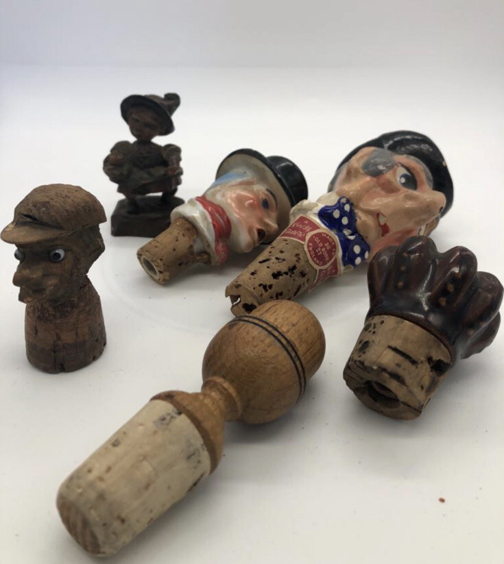 Collection of novelty corks
