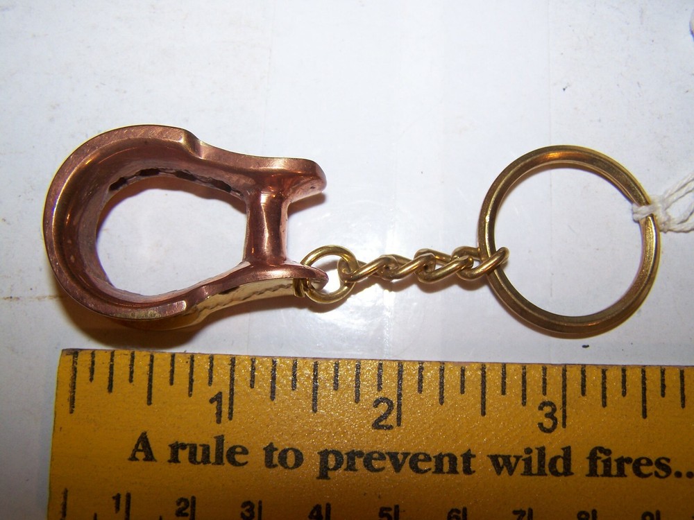 NEW Copper western Stirrup Key Chain