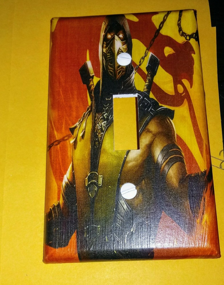 Custom Handmade - Scorpion - Single Toggle Light Switch Cover