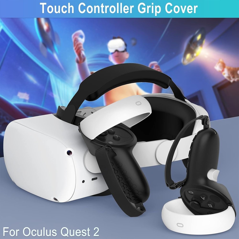 Controller Grip for Oculus Quest 2 Accessories Grips Cover for VR Touch Contr...
