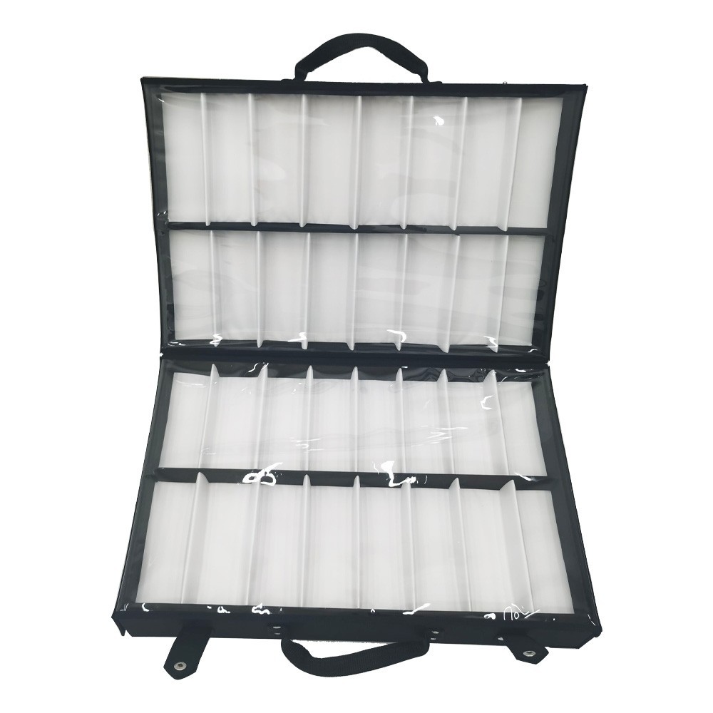 64 Pairs Portable Eyeglasses Display Case Storage Box Organize Sorting