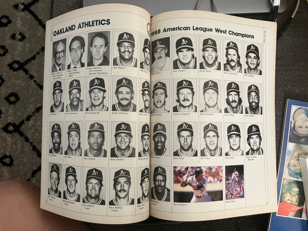 1986 MLB All Star Game Program Houston Astros