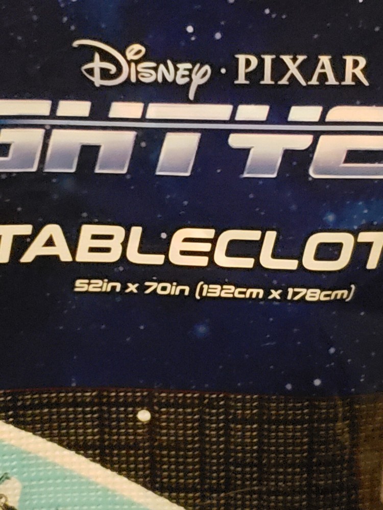 Buzz Lightyear Tablecloth 52" X 70" Disney Pixar