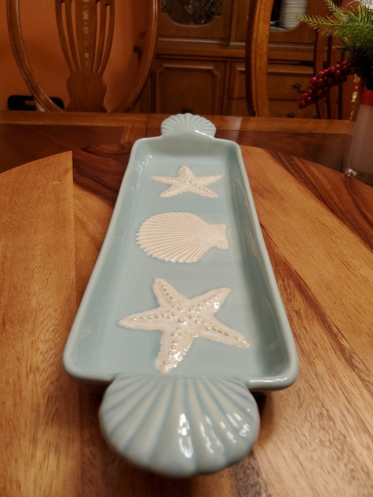 16" Rectangular Treat Tray Shoreline by HOMESTUDIO