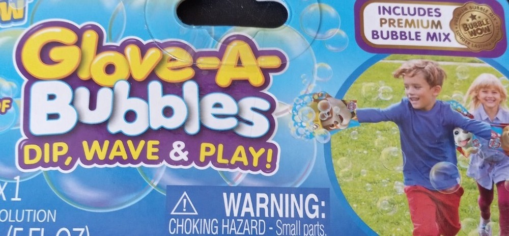 📫(2 pack )ZURU Glove-A-Bubbles Bubble Maker. Lot#2