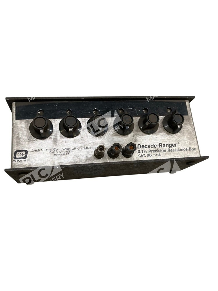 3416 - Ohmite - Decade-Ranger Resistance Box High-Precision