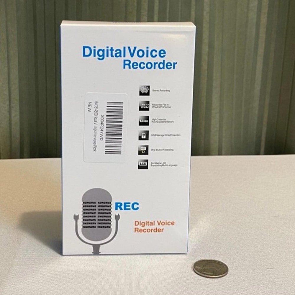 4800 Hours Voice Activated Recorder