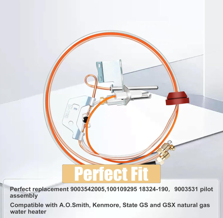 Conjunto Piloto Gas Natural 9003542 Repuesto para Calentador de Agua, Nuevo