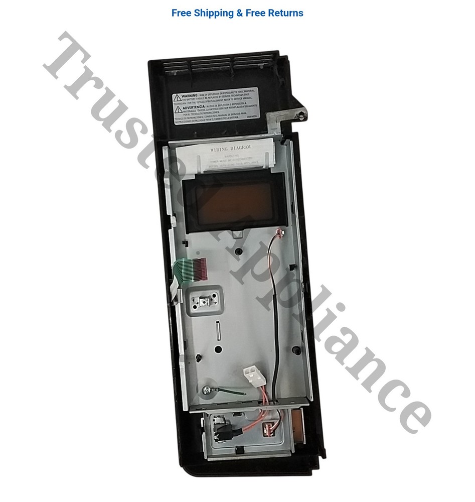 GE Microwave Control Panel Console WB07X11365 Black Slate SILVER