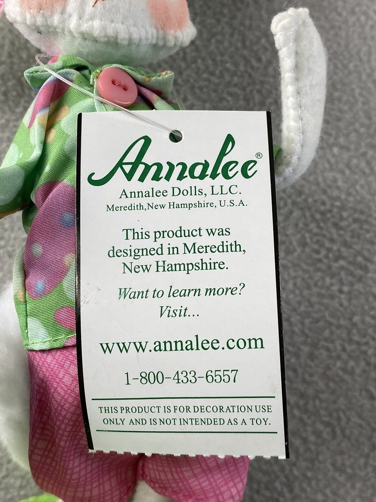 Annalee 2017 Easter Parade Boy Bunny 6" with Basket 201617