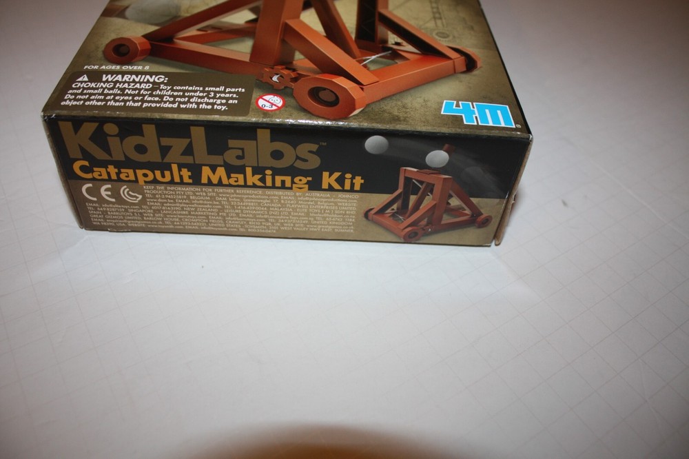 KidzLabs Catapult Building Making Kit. Open Box Sealed inside