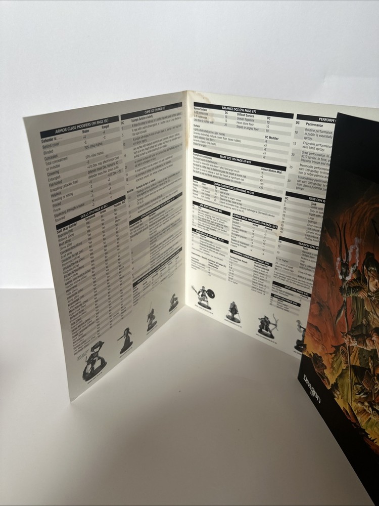 WOTC D&D 3rd Ed Dungeon Master's Screen 3.5