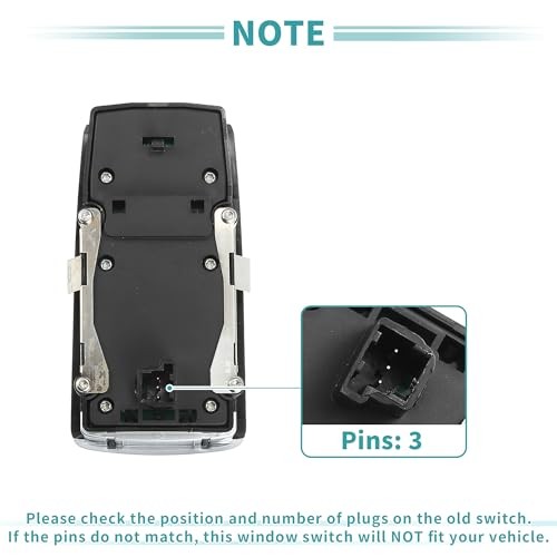 ACROPIX Front Left Driver Side Power Window Switch Window Control Switch Fit for