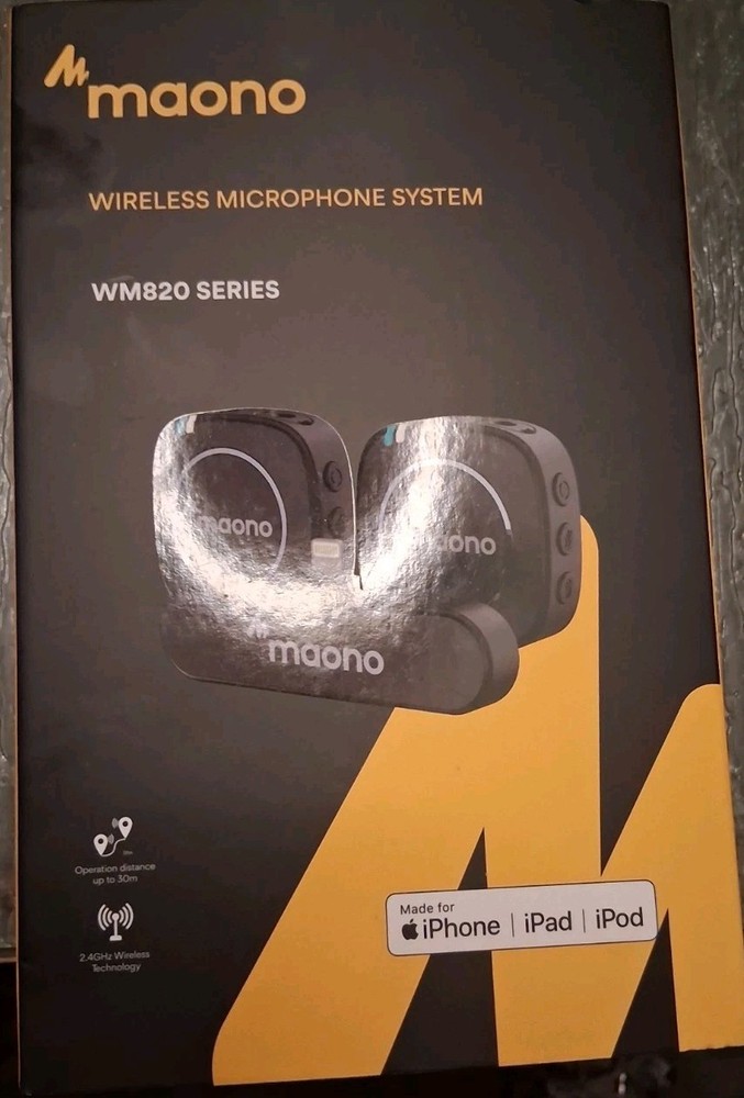 Maono WM820 B2 Series Microphone System iPhone, iPad