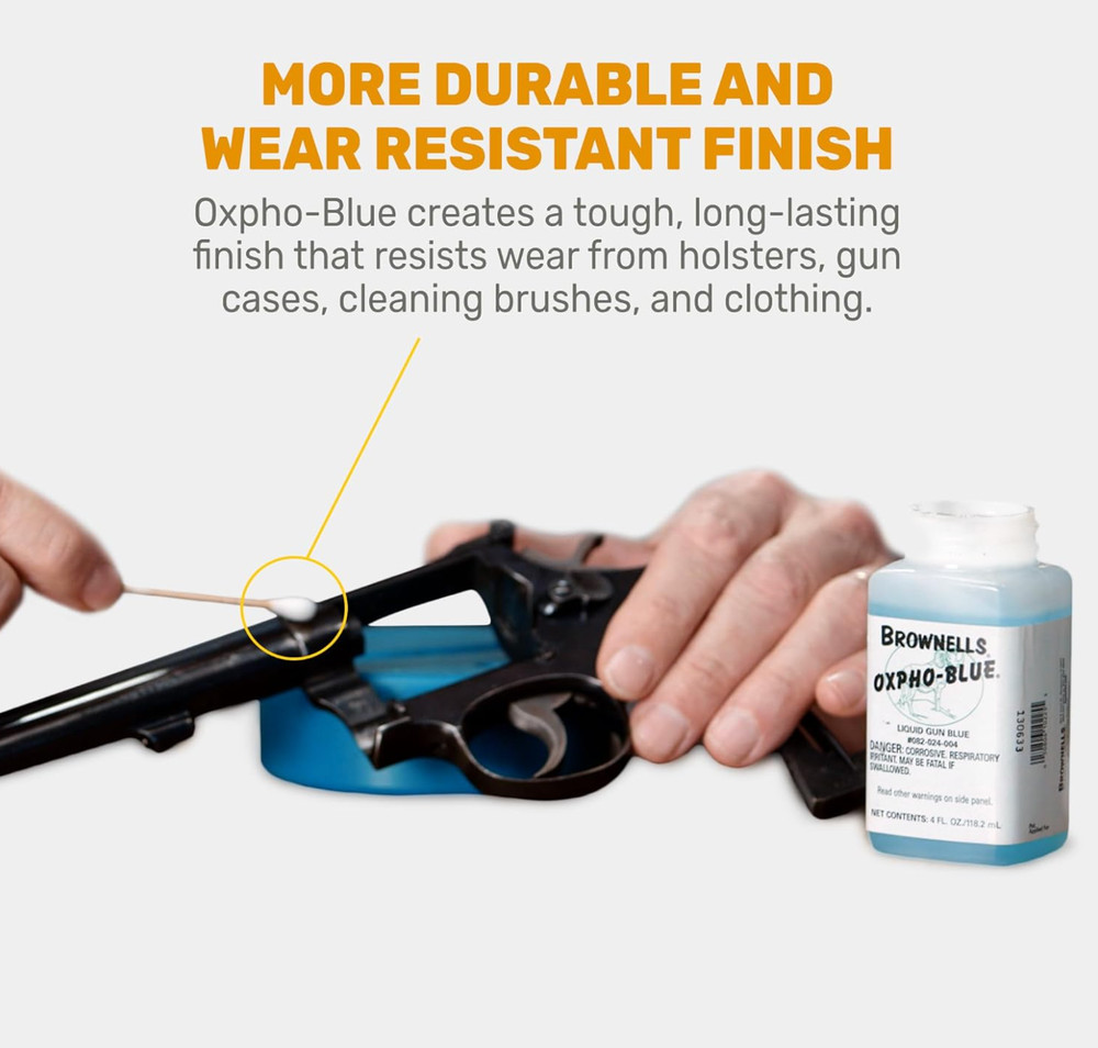 Brownells Oxpho-Blue Liquid Gun Blue, Cold Bluing Solution, Gunsmithing Tools
