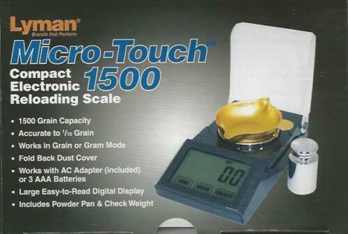 Lyman Micro-Touch 1500 Electronic Reloading Scale 110 Volt NEW! # 7750700