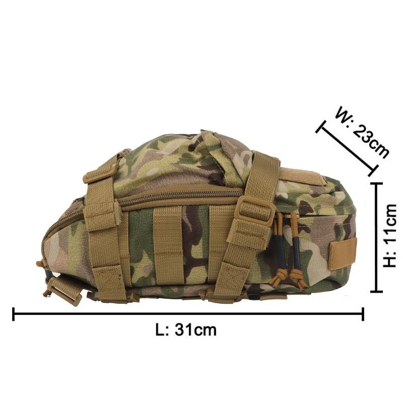 Hunting Tactical Hydration Pack Mini Back Panel Water Bag Nylon Vest Hose Molle