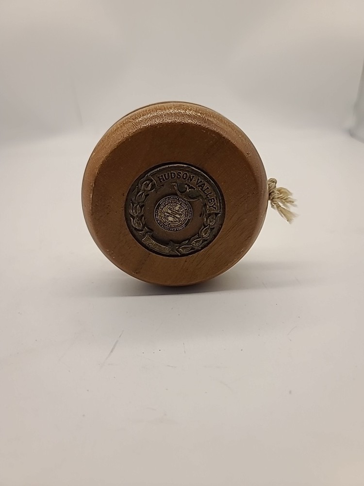 Solid walnut   Oversized YoYo  Vintage Hudson Valley