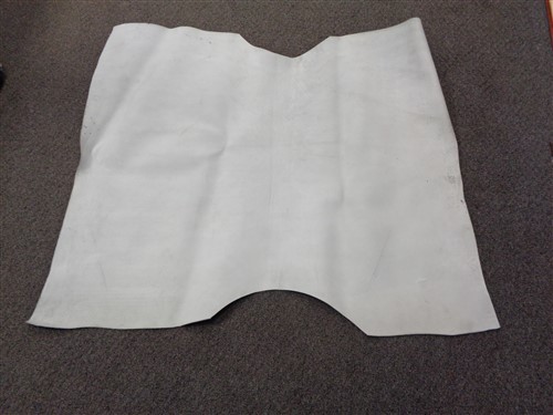LEATHER HIDE OFF WHITE 52" X 43 1/2"
