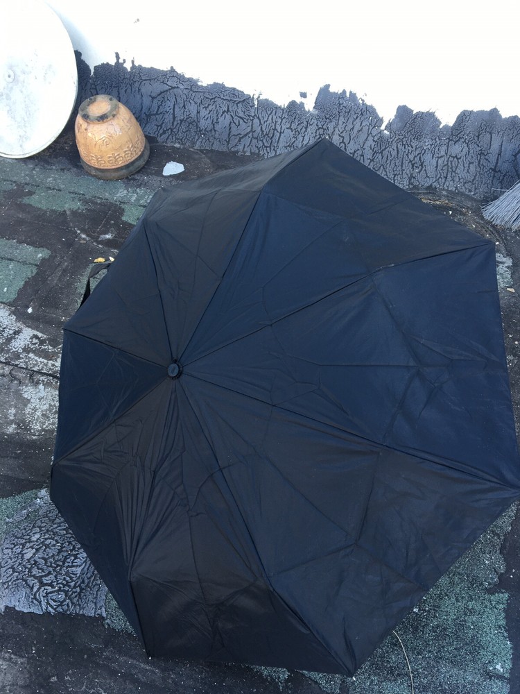 TOTES UNISEX 11” UMBRELLA BLACK