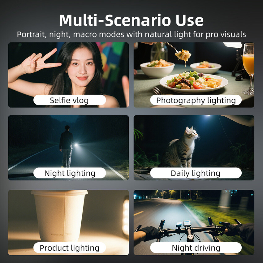 Magnetic Quick Release Refill Light for DJI Action 5/Action 4