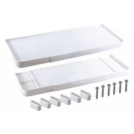 Tank Cover, Plastic, White, 40271