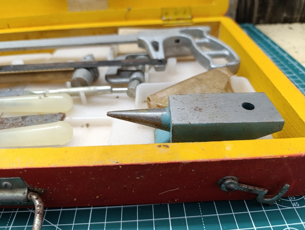 Children's Soviet set of locksmith tools "Young Technician.