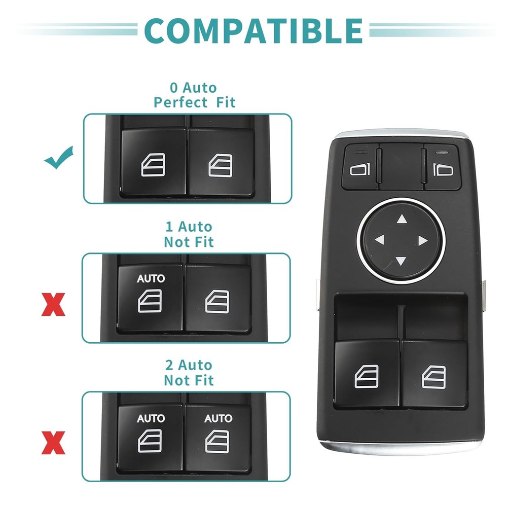 ACROPIX Front Left Driver Side Power Window Switch Window Control Switch Fit for