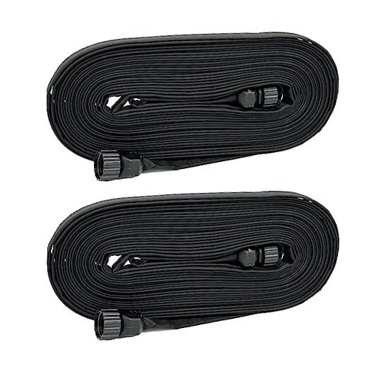 75 Foot Flat Weeper Soaker Hose - Drip Irrigation - Double Layer Design - 2