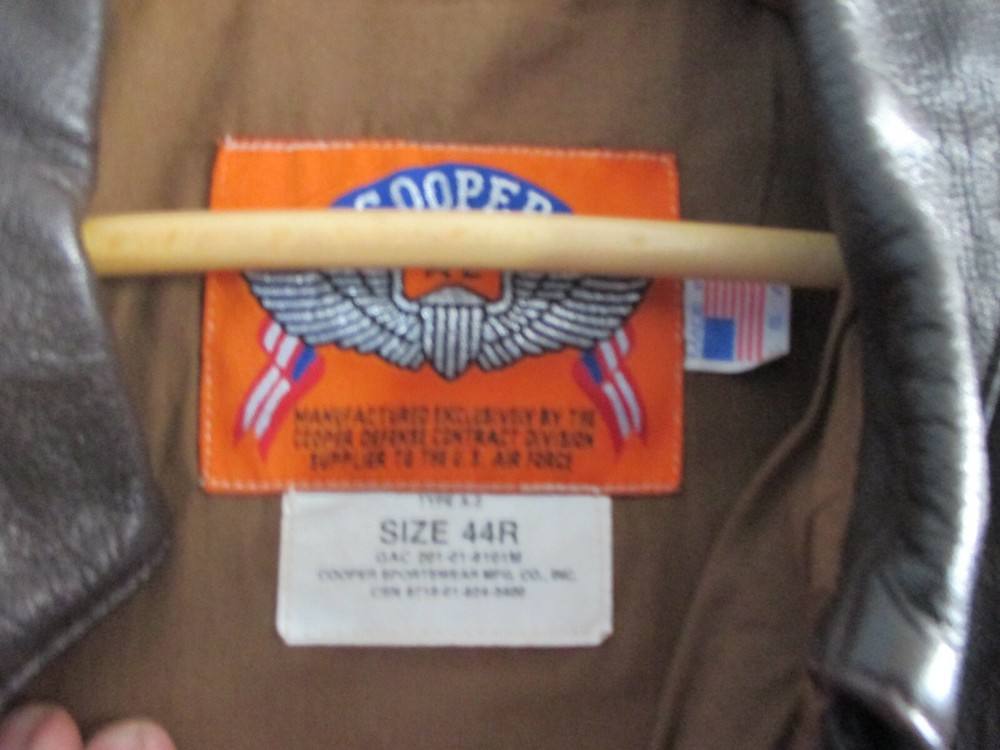 WWII DOOLITTLE RAID RUPTURED DUCK PAINTED LEATHER FLIGHT JACKET SIZE 44R