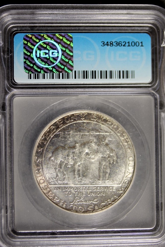 1961 - ICG MS68 PONY EXPRESS TERMINATION CENTENNIAL TURNER-5 !! #B23759