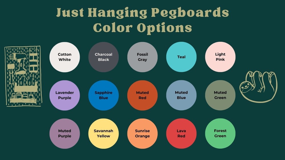 Just Hanging, Flat Thread-Bobbin Holder, IKEA SKADIS Pegboard Accessory