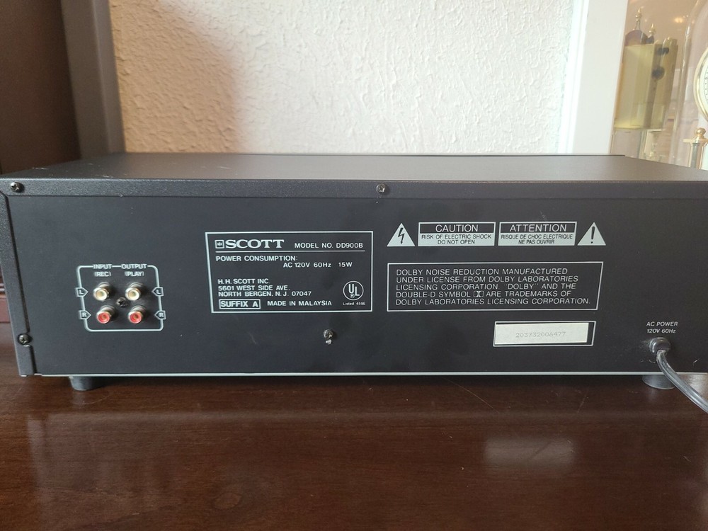 Scott Dual Auto Reverse Model DD900B