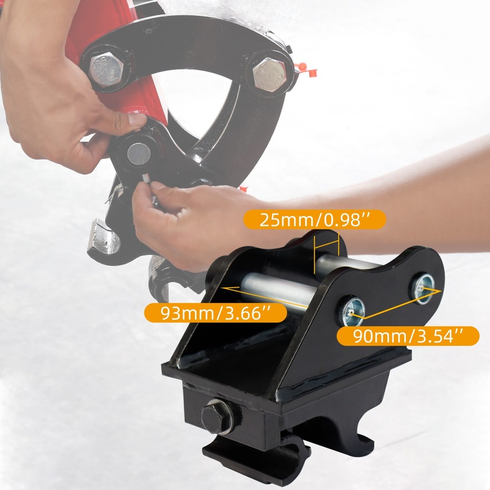 Mini Excavator Attachment Quick Hitch Use for Quick Change Multiple Attachments