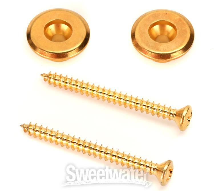 PRS Strap Buttons & Screws - Gold