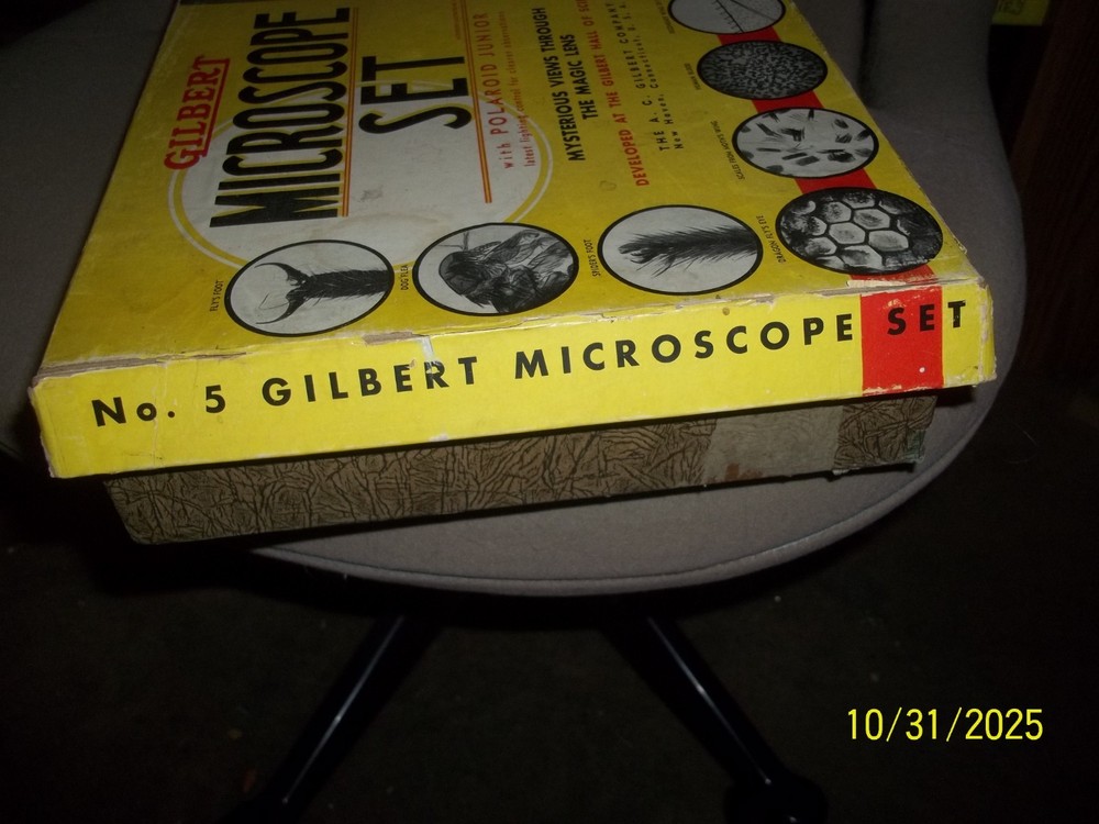 Vintage Gilbert No 5 Microscope Set
