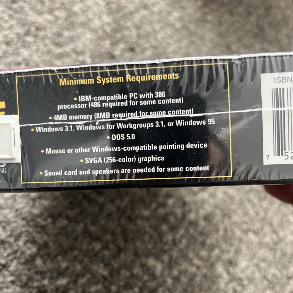 New Virtual Reality Madness 1996 VR Program PC SEALED