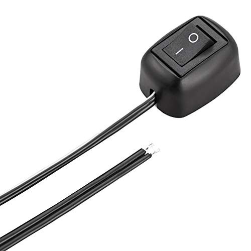 Universal Rocker Switch, Car DIY Switch Paste Type Rocker Switch ON/Off2V DC, 1