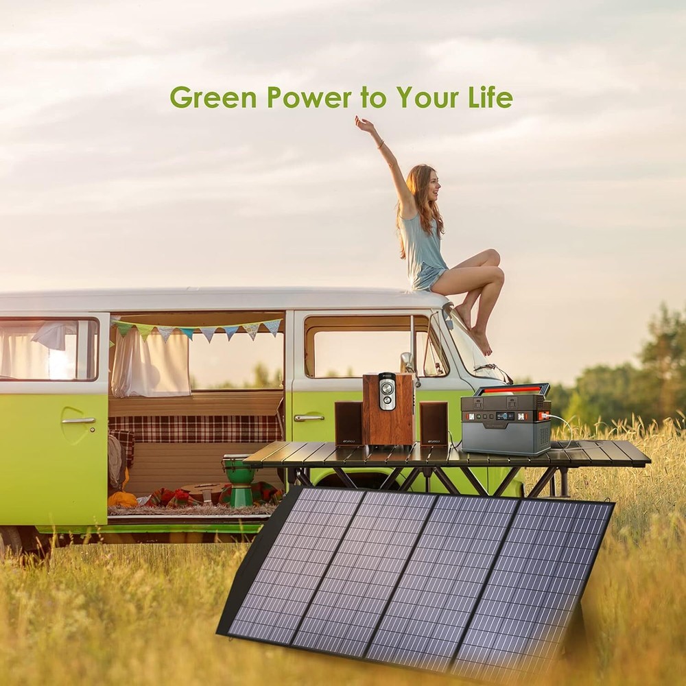 200W Monochrystalline Solar Panel 18V Foldable Solar Panel Kit For RV Laptops