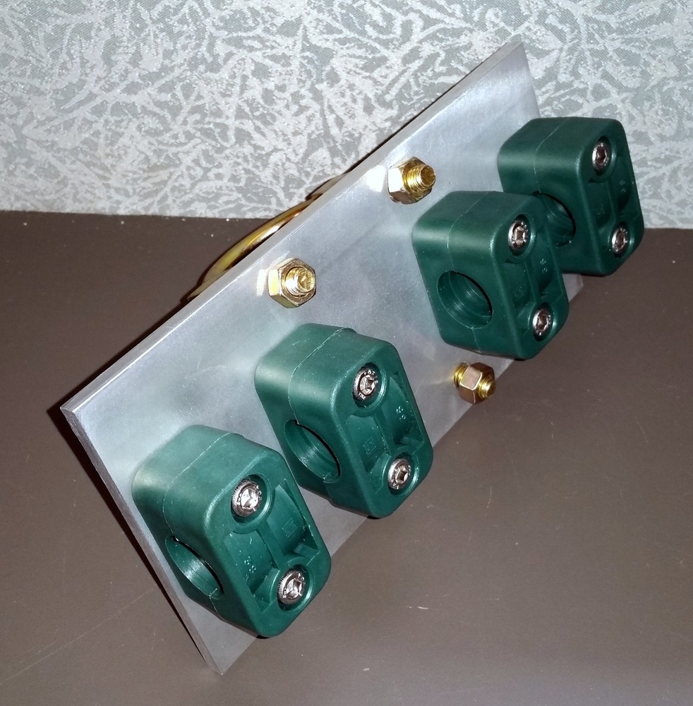 4" x 8"Dipole-Driven Element Al.Antenna Plate-5/8" Driver Element to 3" Boom