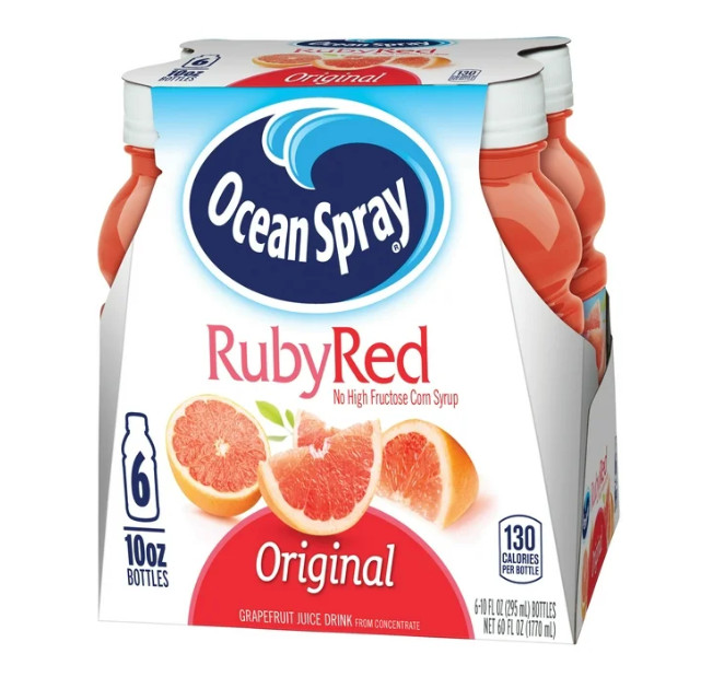 Ocean Spray® Ruby Red Grapefruit Juice Drinks, 10 fl oz Bottles, 6 Count