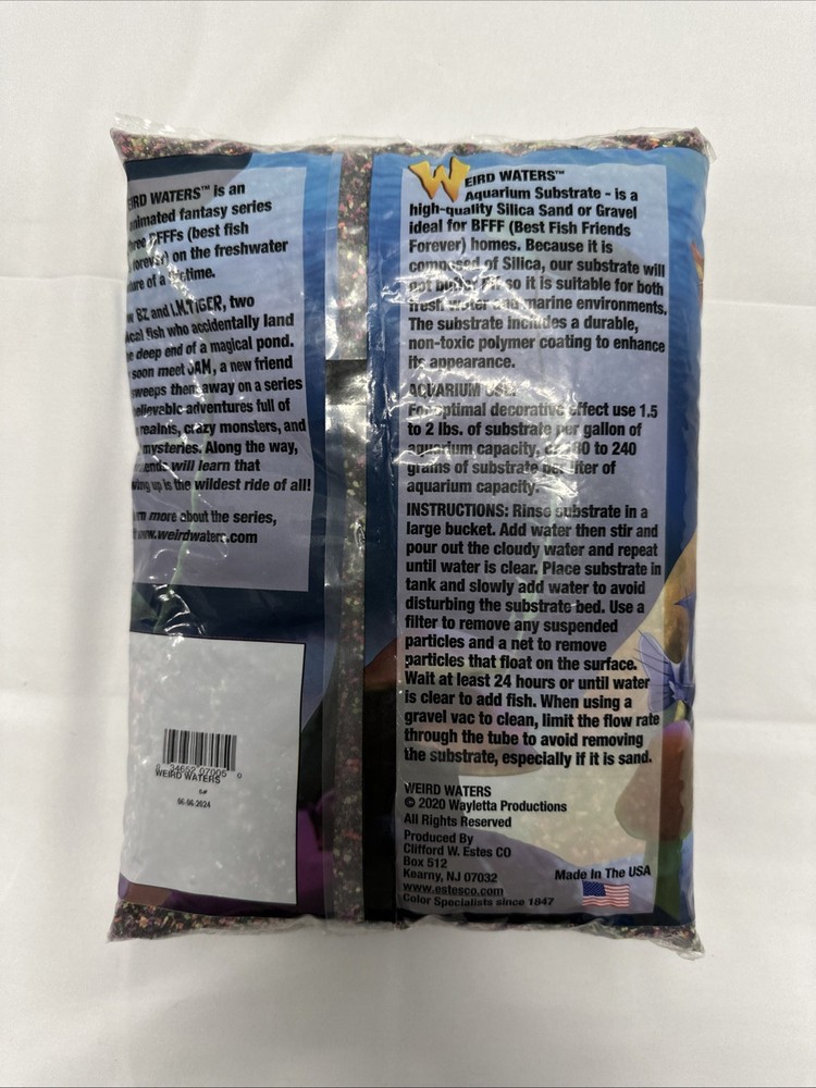 Weird Waters Neon Rainbow Aquarium Sand