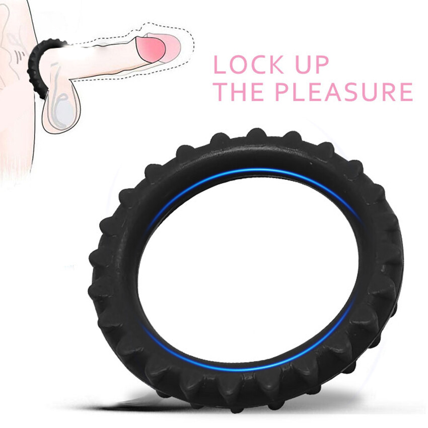 4X Penis Extender Enlarger Sleeve Ring for Reusable Condom Delay Ejaculation Men