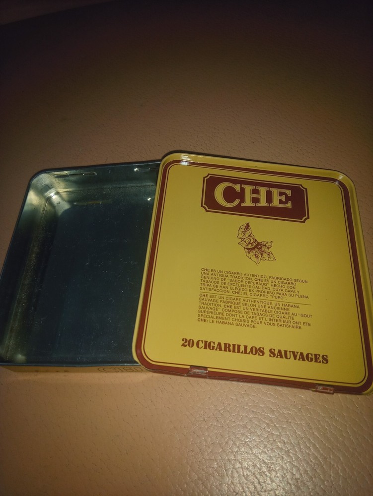 CIGAR HOLDER TIN BOX - EMPTY - BRAND "CHE GUEVARA"