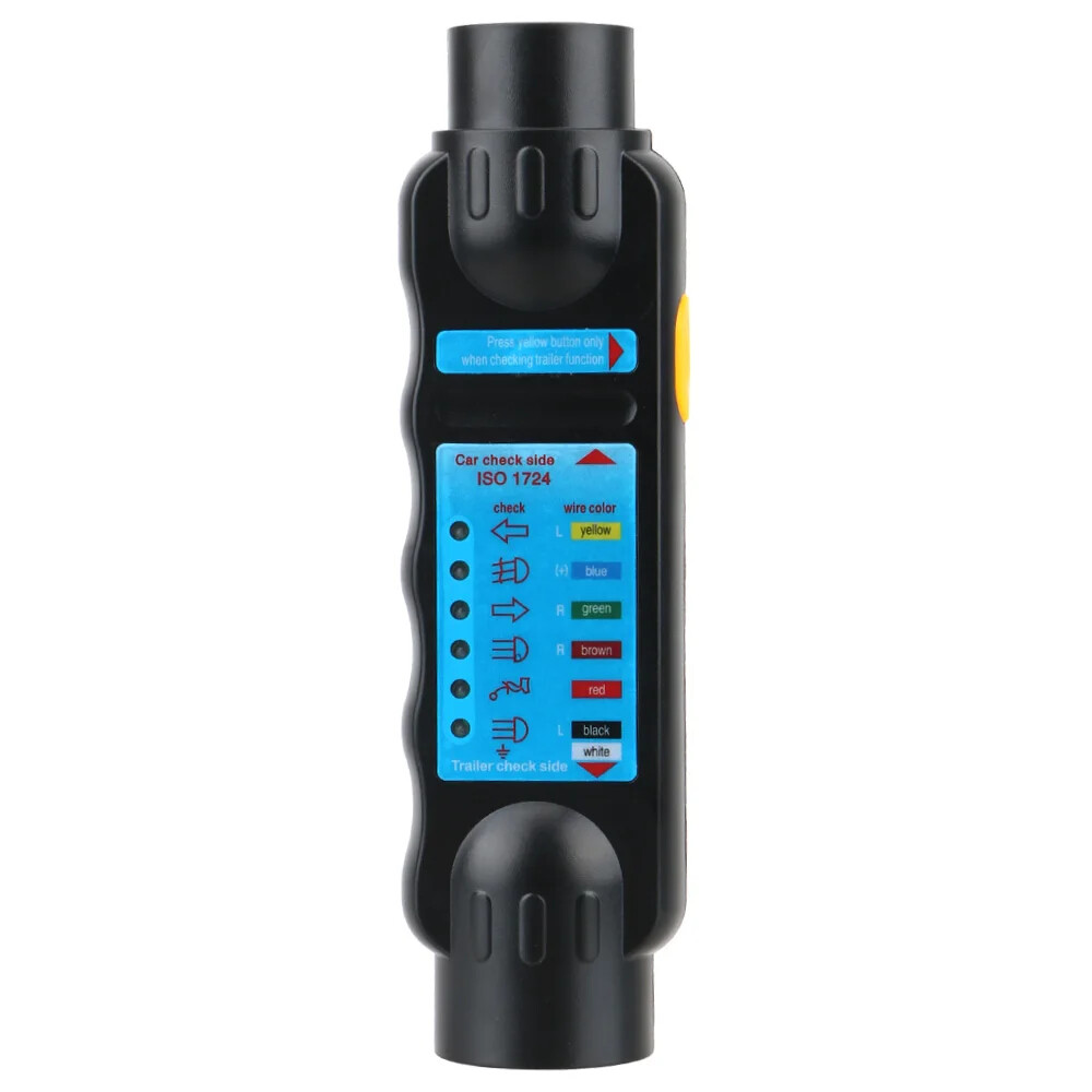 Car Towing Light Tester Trailer Plug Socket Diagnostic Tools Light Wiring Test